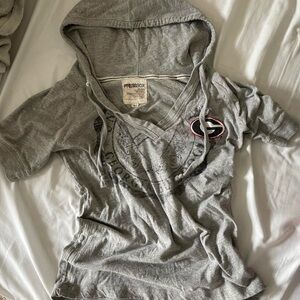 Pressbox Gray Women’s Hoodie T-Shirt